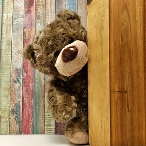 可爱小熊毛绒公仔